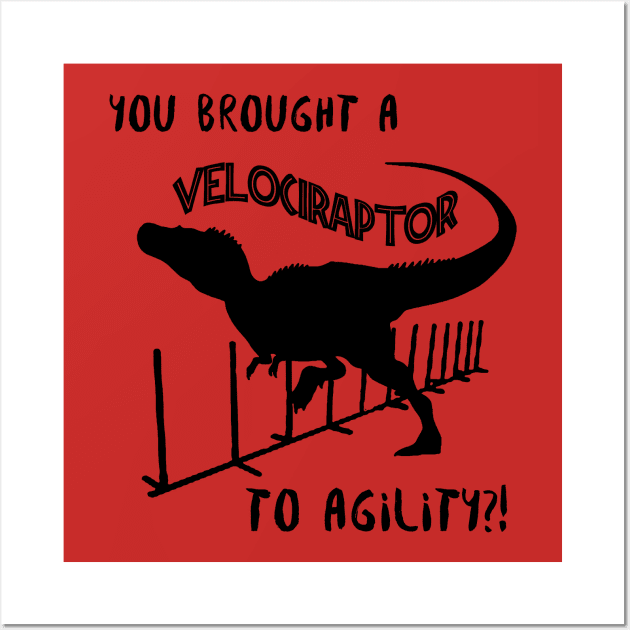 Velociraptor Agility Wall Art by ApolloOfTheStars